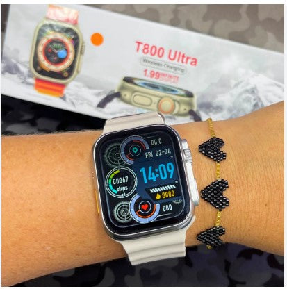 Reloj Inteligente T800 Ultra Carga Inalámbrica
